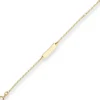 1,7mm Id-Armband S-Panzerkette Armschmuck aus 333 Gold Gelbgold 14cm
