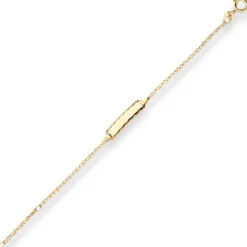 1,6mm Id-Armband S-Panzerkette Goldarmband Armschmuck aus 585 Gold Gelbgold 12cm