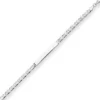 5,4mm Id-Armband Tigeraugenkette Silberarmband Armschmuck aus 925 Silber 21cm
