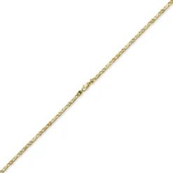 3mm Jeukette Kette Collier Halskette, 585 Gold Gelbgold massiv, 55cm