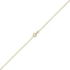 1,2mm Kette Ankerkette Collier aus 750 Gold Gelbgold diamantiert 42cm