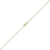 1,2mm Kette Ankerkette Collier aus 585 Gold Gelbgold diamantiert 60cm