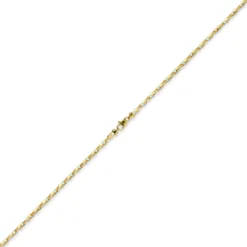 3mm Kette Collier Alainkette aus 585 Gold Gelbgold, 55cm, Unisex