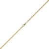 3mm Kette Collier Ankerkette aus 585 Gold Gelbgold 70cm Unisex Goldkette