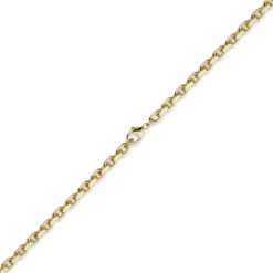 5mm Kette Collier Ankerkette aus 585 Gold Gelbgold, 55cm, Herren
