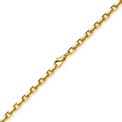 6,5mm Kette Collier Ankerkette aus 585 Gold Gelbgold, 60cm, für Herren