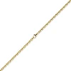 4mm Kette Collier Ankerkette aus 750 Gold Gelbgold 70cm Herren Goldkette