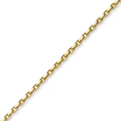 2,5mm Kette Collier Ankerkette aus 750 Gold Gelbgold 70cm Unisex Goldkette