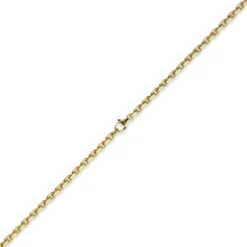 4mm Kette Collier Ankerkette aus 585 Gold Gelbgold, 55cm, Herren