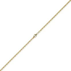 2,5mm Kette Collier Ankerkette aus 750 Gold Gelbgold 50cm, Goldkette