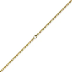4mm Kette Collier Ankerkette aus 585 Gold Gelbgold 70cm Herren Goldkette