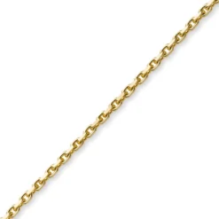 5mm Kette Collier Ankerkette aus 750 Gold Gelbgold, 55cm, Herren