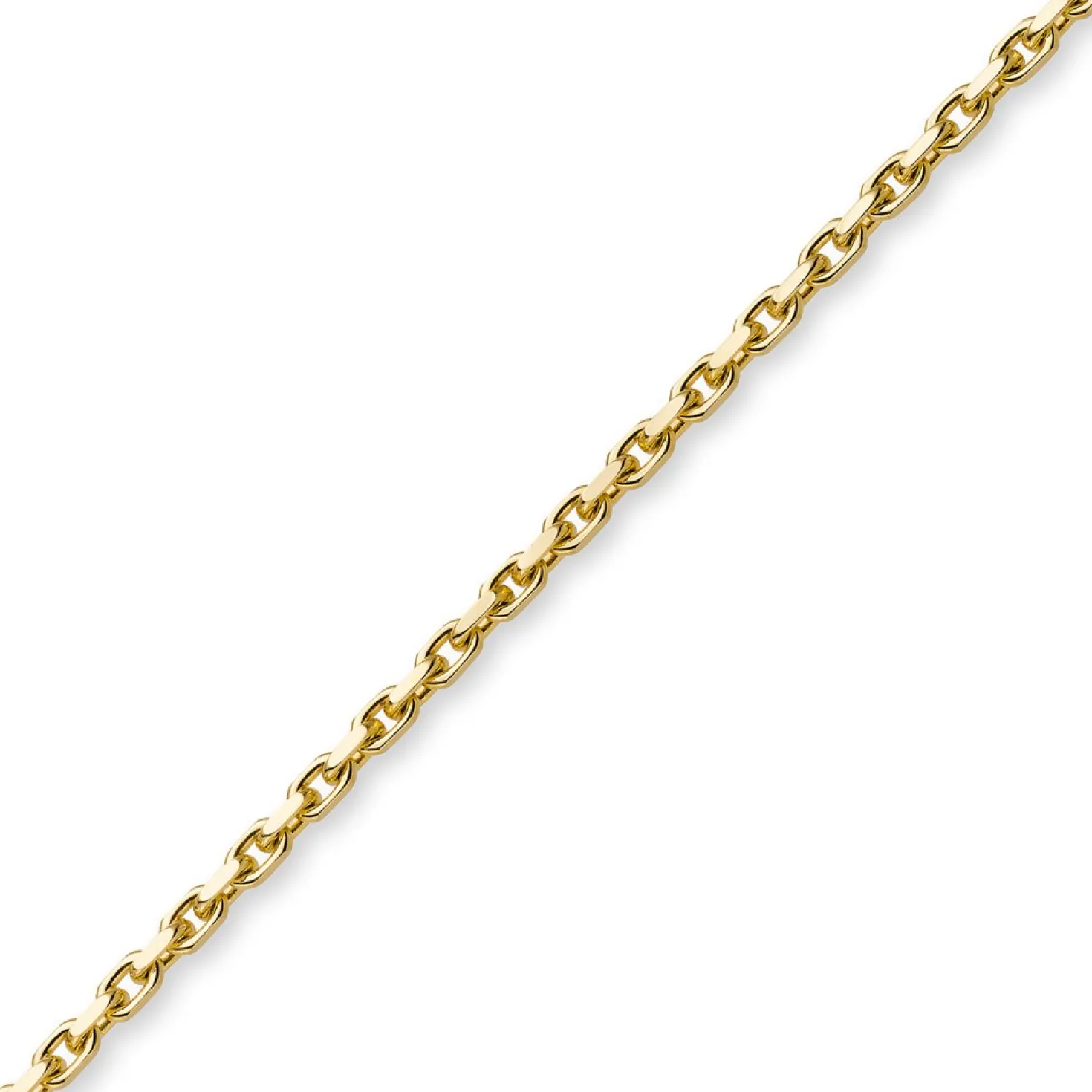 5mm Kette Collier Ankerkette aus 750 Gold Gelbgold 70cm Herren Goldkette