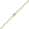 1,8mm Kette Collier Ankerkette diamantiert Halskette aus 585 Gold Gelbgold 40cm