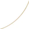 1,5mm Kette Collier Ankerkette Halskette, 585 Gold Gelbgold, 42cm