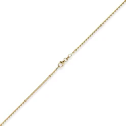 1,5mm Kette Collier Ankerkette Halskette, 585 Gold Gelbgold, 50cm Unisex