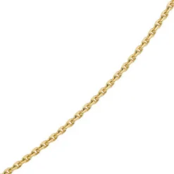 1,5mm Kette Collier Ankerkette Halskette 750 Gold Gelbgold 50cm
