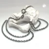 2mm Kette Collier Ankerkette Halsschmuck, rhodiniert, 925 Silber, 45cm
