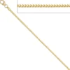 1,2mm Kette Collier Bingokette aus 585 Gold Gelbgold, für Damen, 42cm