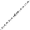 3,5mm Kette Collier Bohnenkette Schiffsankerkette 585 Gold Weißgold 60cm Unisex