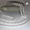 3mm Kette Collier Doppelankerkette Halsschmuck, 925 Silber, 42cm