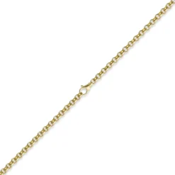 5mm Kette Collier Erbskette aus 750 Gold Gelbgold, 50cm