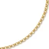 8mm Kette Collier Erbskette aus 750 Gold Gelbgold, 50cm, Unisex