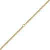 3,5mm Kette Collier Erbskette aus 750 Gold Gelbgold, 55cm, Unisex