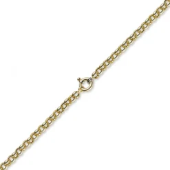 8mm Kette Collier Erbskette Halskette, 585 Gold Gelbgold, 50cm, Unisex