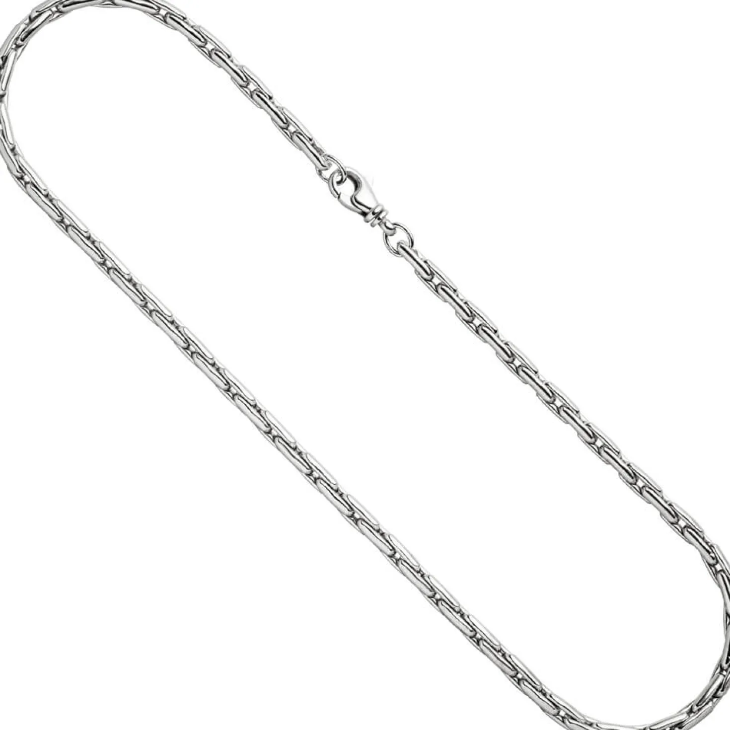 4,6mm Kette Collier Halskette aus 925 Silber Silberkette Länge 45cm