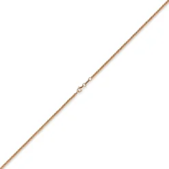 2,2mm Kette Collier Kügelchenkette Kugelkette, 750 Gold Rotgold, 50cm