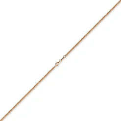 2,2mm Kette Collier Kügelchenkette Kugelkette, 585 Gold Rotgold, 50cm
