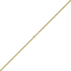 2,2mm Kette Collier Kügelchenkette Kugelkette, 585 Gold Gelbgold, 45cm