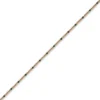 1,8mm Kette Collier Kugelkette 585 Gold Rotgold teil-schwarz-rhodiniert 50cm