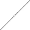 2,3mm Kette Collier Rundankerkette aus 750 Gold Weißgold massiv, 90cm