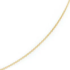 2,3mm Kette Collier Rundankerkette aus 585 Gold Gelbgold, 42cm Unisex