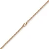 2,7mm Kette Collier Rundankerkette aus 750 Gold Rotgold, 42cm Unisex