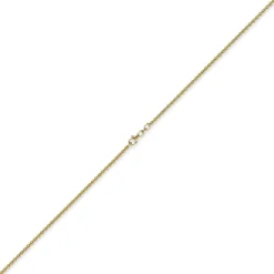 2,3mm Kette Collier Rundankerkette aus 585 Gold Gelbgold, 40cm Unisex