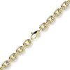 7mm Kette Collier Rundankerkette aus 585 Gold Gelbgold 45cm