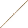 4,6mm Kette Collier Rundankerkette aus 585 Gold Rotgold, 60cm Unisex