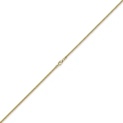 1,9mm Kette Collier Schlangenkette aus 585 Gold Gelbgold, 40cm, Damen