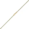 1,9mm Kette Collier Stäbchen-Kugel diamantiert 585 Gold gelb/weiß bicolor 45cm