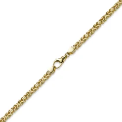 6mm Kette Halskette Königskette aus 585 Gold Gelbgold 65cm Herren Goldkette