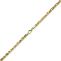 4mm Kette Halskette Königskette aus 585 Gold Gelbgold, 50cm