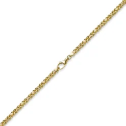 4mm Kette Halskette Königskette aus 750 Gold Gelbgold, 70cm, Herren