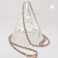 2mm Kette Kordelkette Halskette Halsschmuck, dünn, 375 Gold, 45cm, Damen