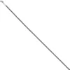 1,9mm Kette Rundankerkette aus Edelstahl mit grauen Lackierung Halsschmuck, 45cm