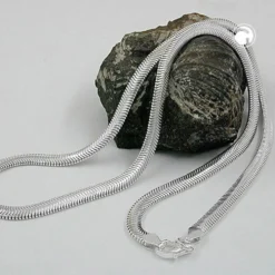 4mm Kette Schlangenkette 925 Echt Silber 42cm Halsschmuck Silberkette