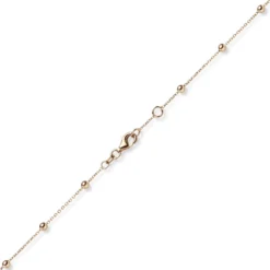 3mm Kügelchen Ankerkette Armband Armkette aus 585 Gold Rotgold 18-19cm