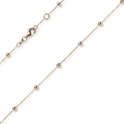 3mm Kügelchen Ankerkette Halskette Kette Collier aus 585 Gold Rotgold 42-45cm